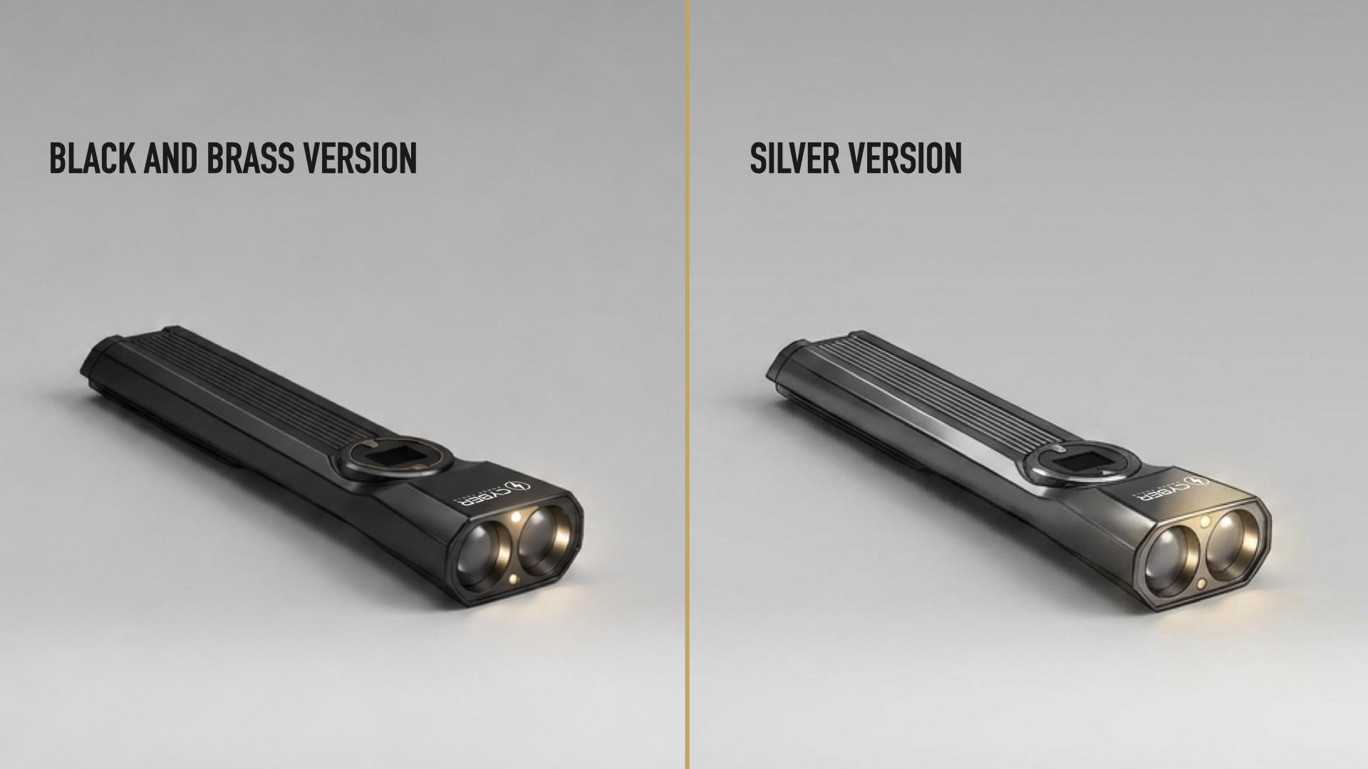 Future Art Deco Flashlight — EDC Tool · Contest Entry by Silvia Sala