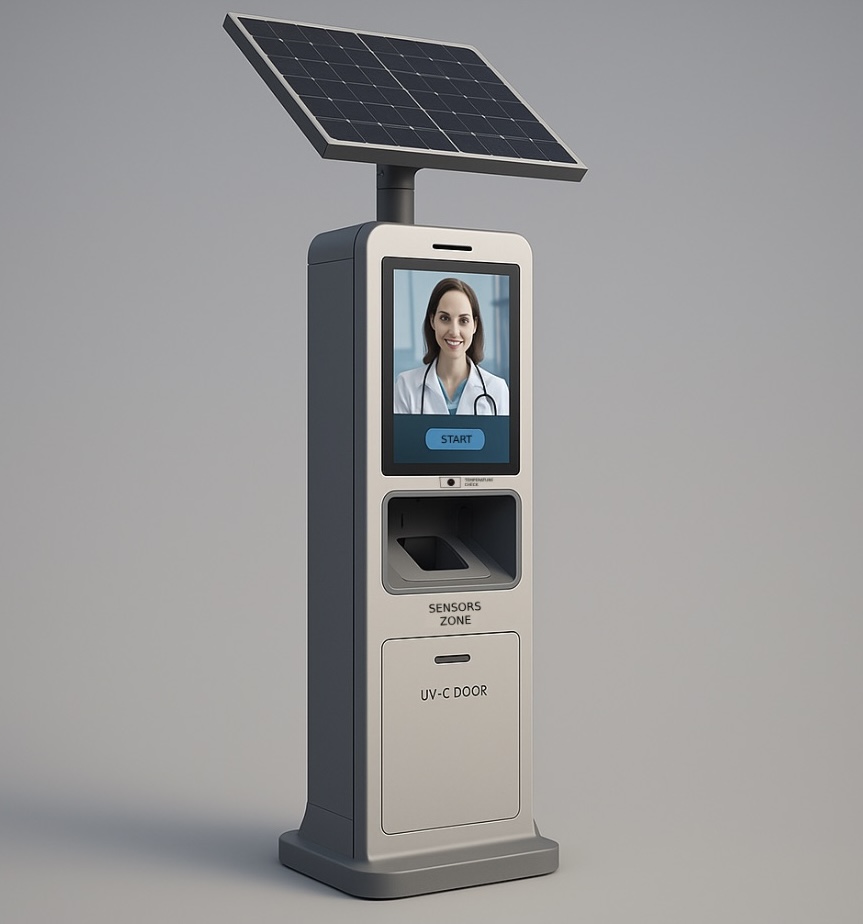 Aurora Kiosk — Healthcare · Concept by Silvia Sala